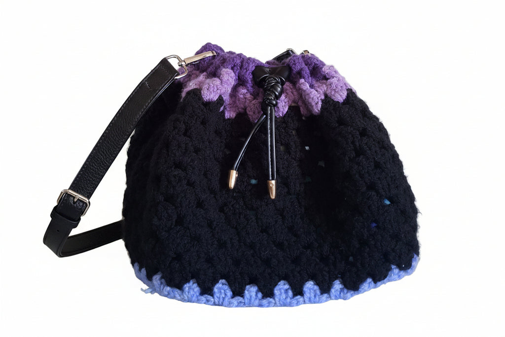 Granny Square Bucket Bag  (large)