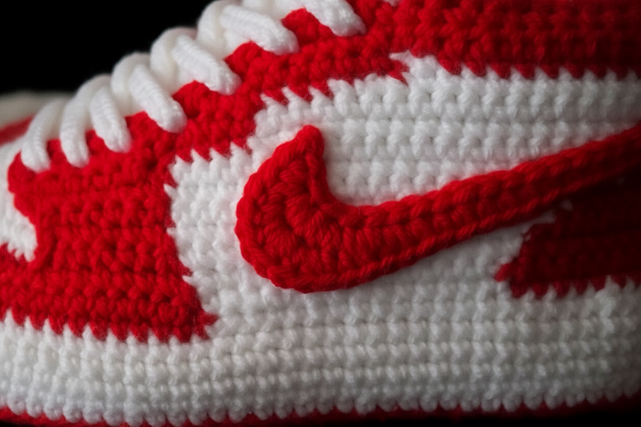 Swoosh Style Sneaker Slippers
