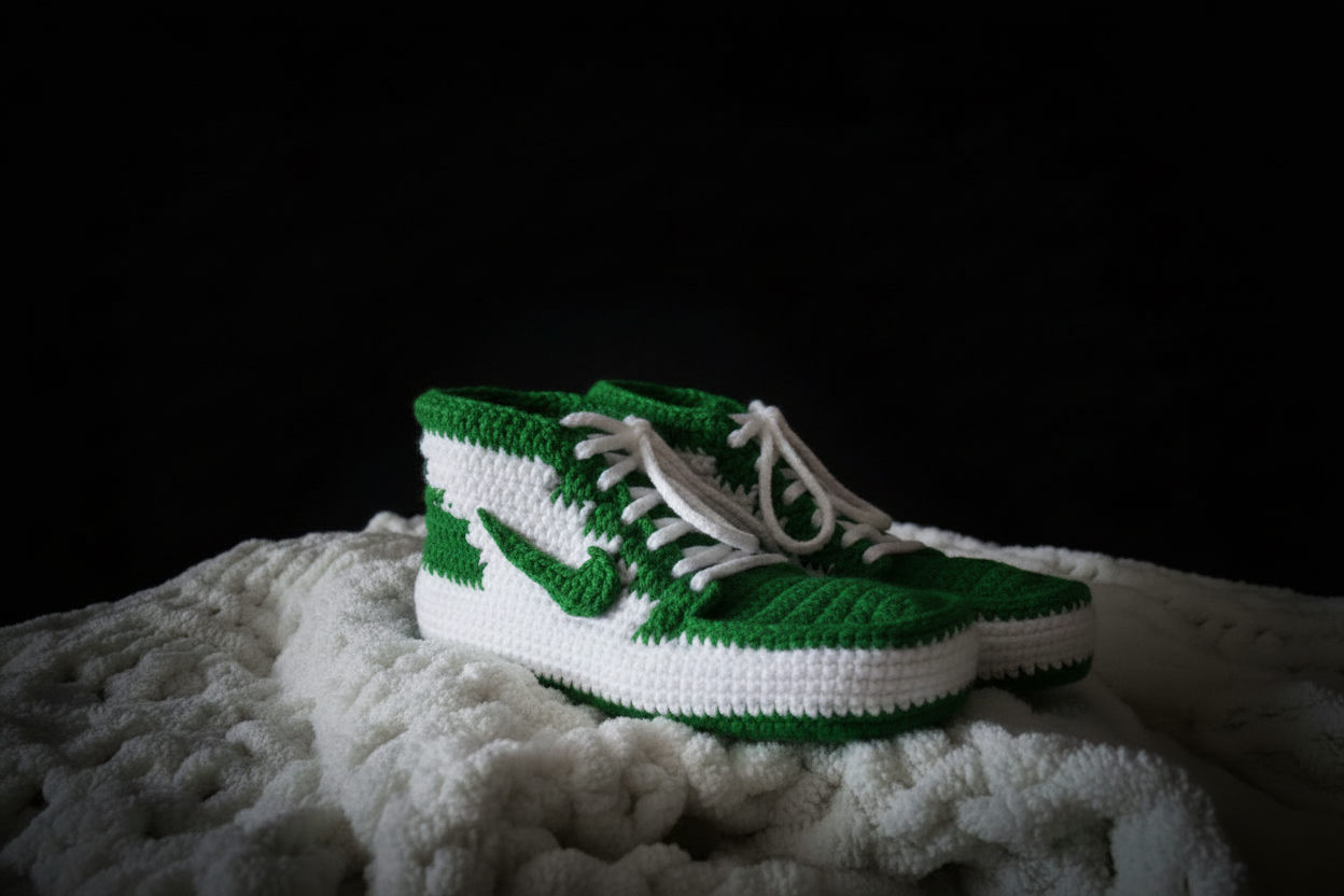 Swoosh Style Sneaker Slippers