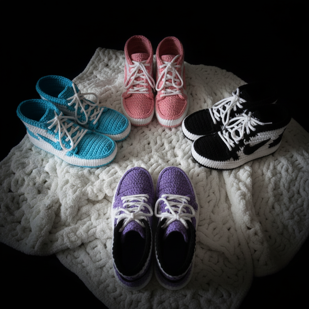 Swoosh Style Sneaker Slippers