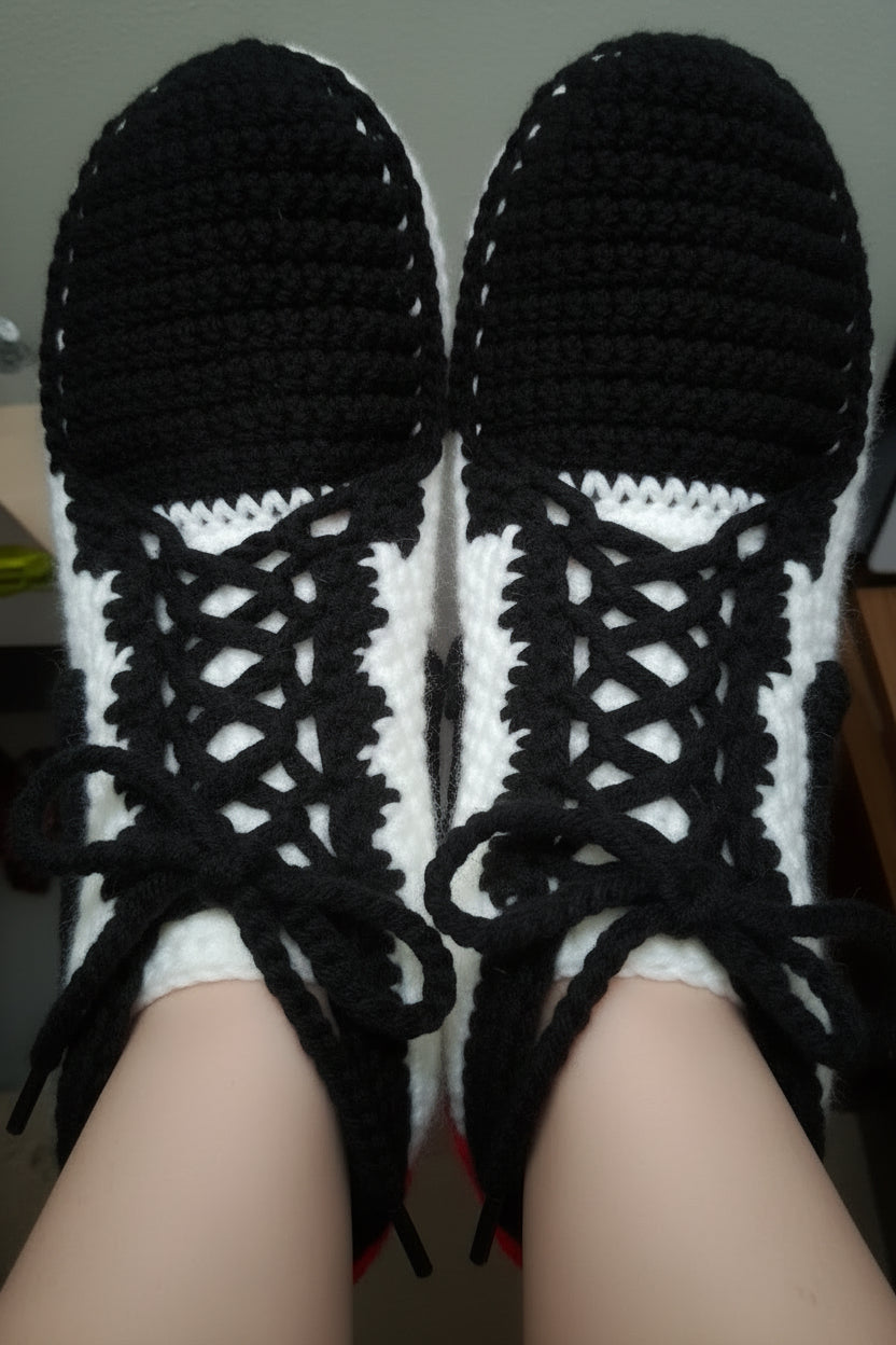 Swoosh Style Sneaker Slippers